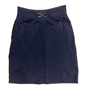 Ann Taylor Womens Black Pocket Skirt Size 2